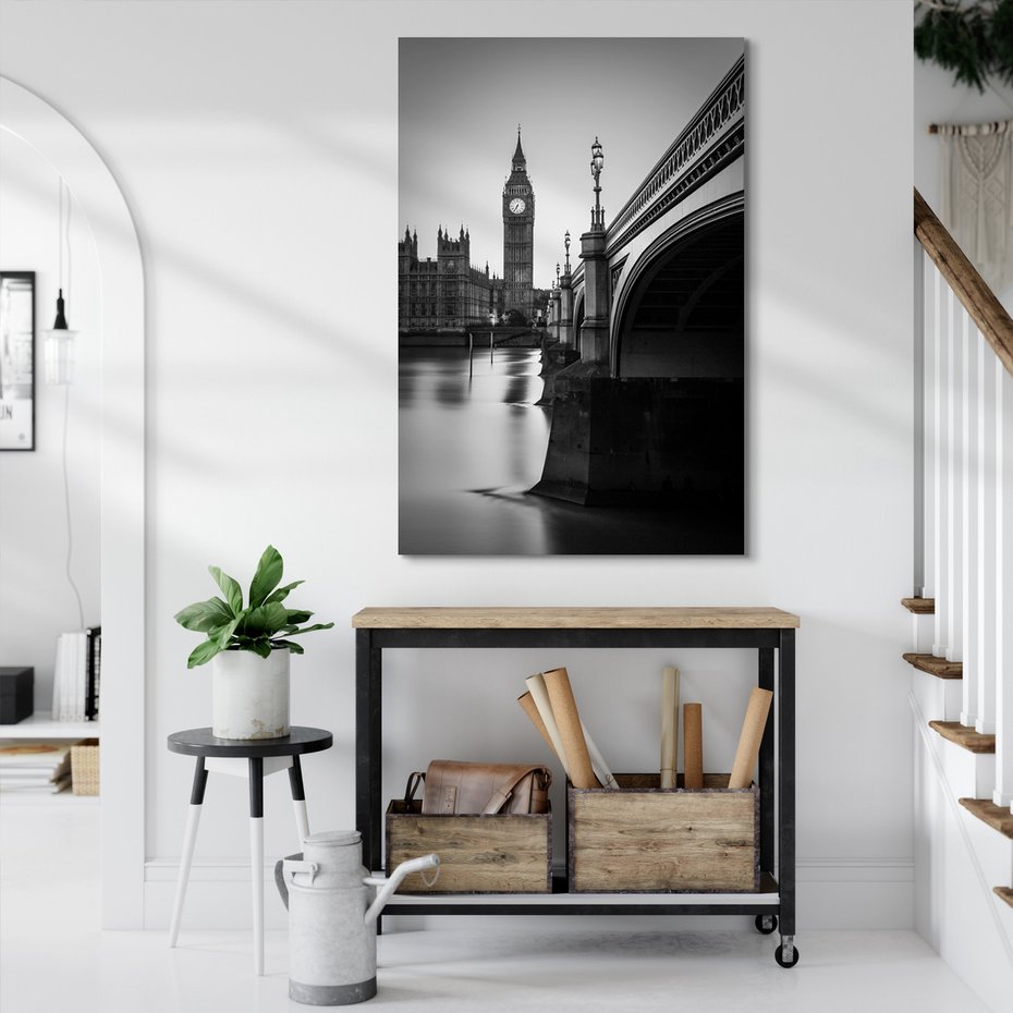 Obraz na płótnie - miasto, most, Big Ben