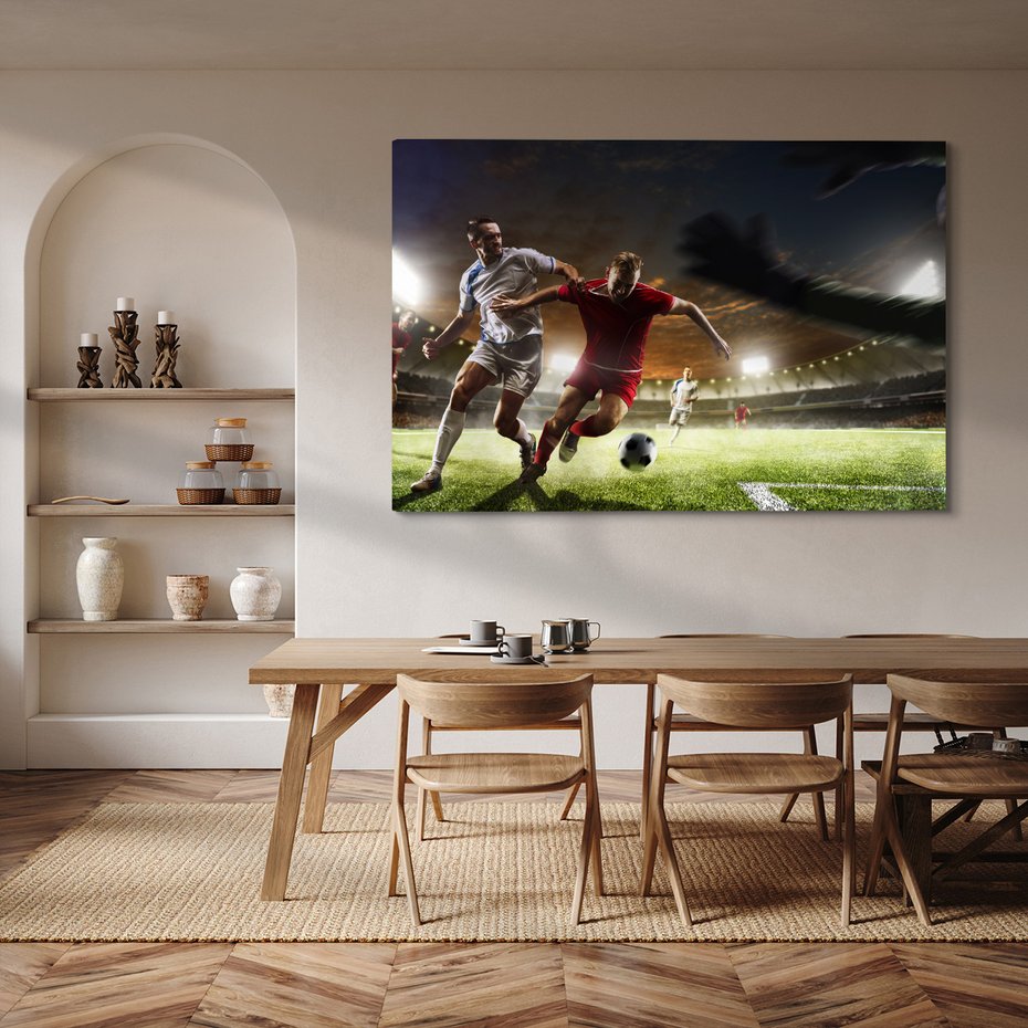 Obraz na płótnie - piłka nożna, sport, stadion