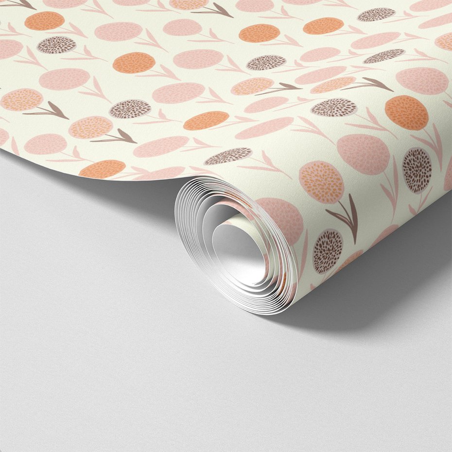 Tapeta - kwiaty, wzór, tło