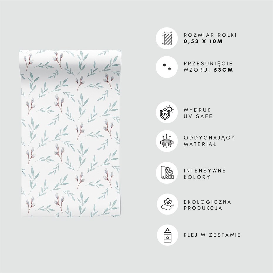 Tapeta - liście, gałązki, wiosna