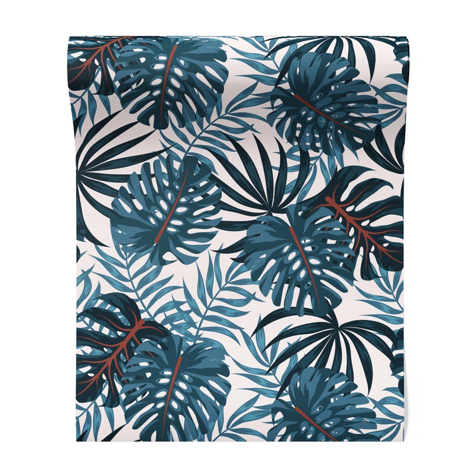 Tapeta - liście, monstera, tropikalny