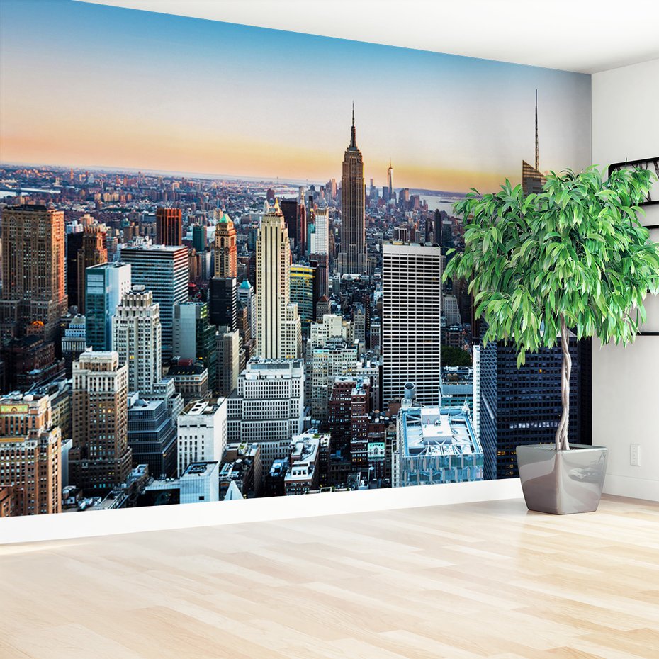 Fototapeta - miasto, drapacze chmur, panorama