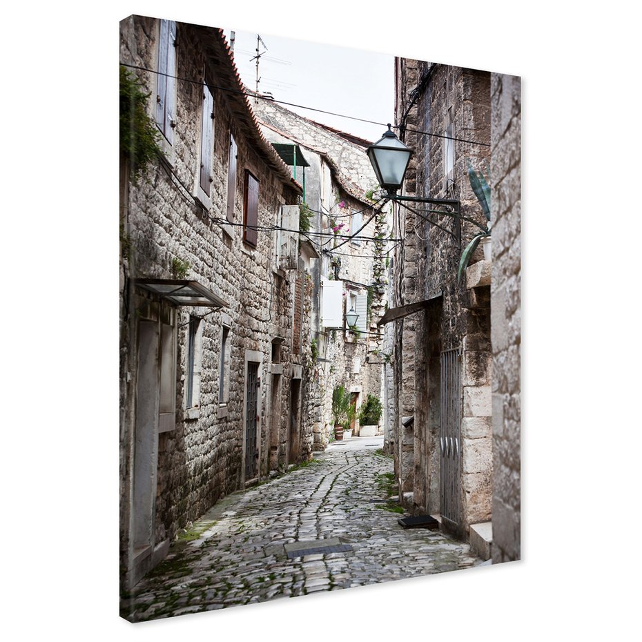 Obraz na płótnie - uliczka, kamień, miasto