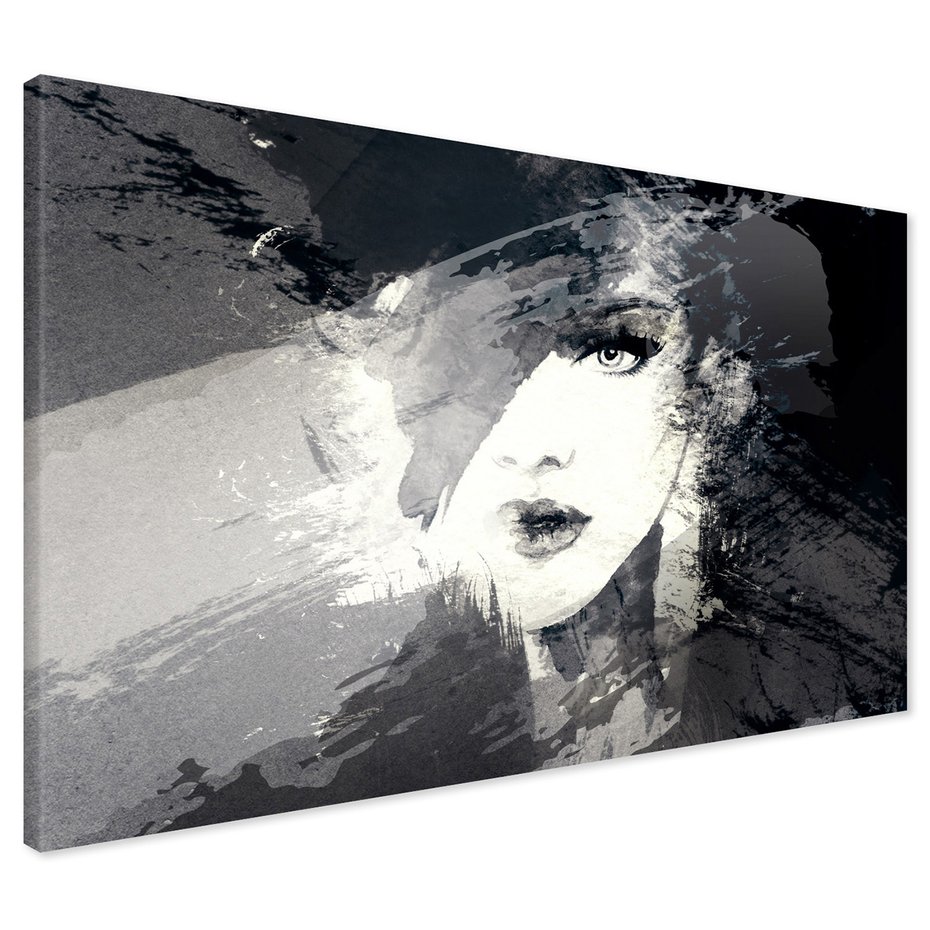 Obraz na płótnie - portret, kobieta, abstrakcja