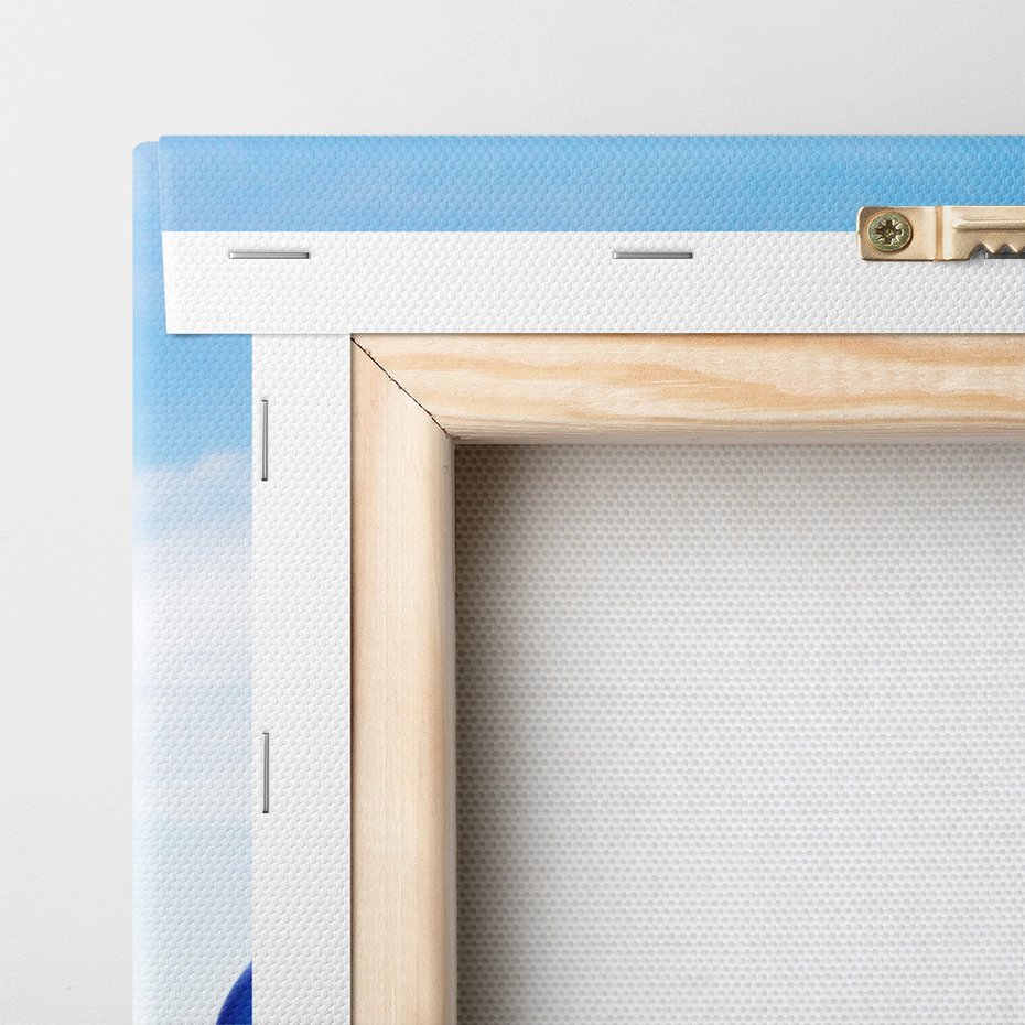 Obraz na płótnie - Santorini, Grecja, morze