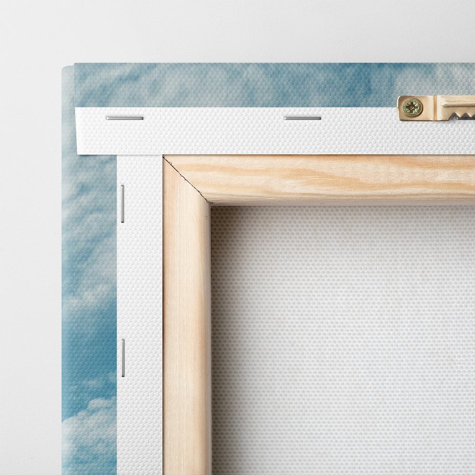 Obraz na płótnie - morze, pomost, altana