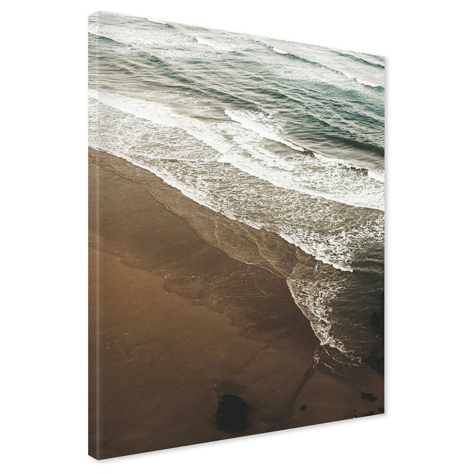 Obraz na płótnie - plaża, morze, fale