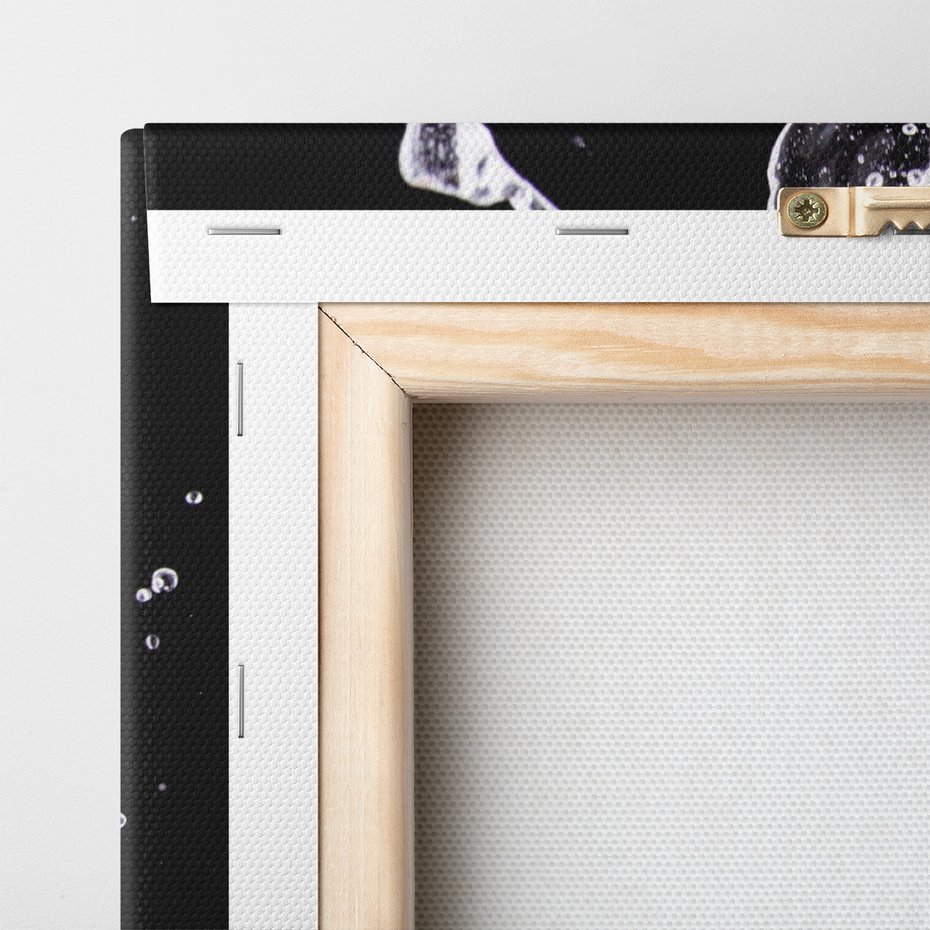 Obraz na płótnie - truskawki, woda, owoce