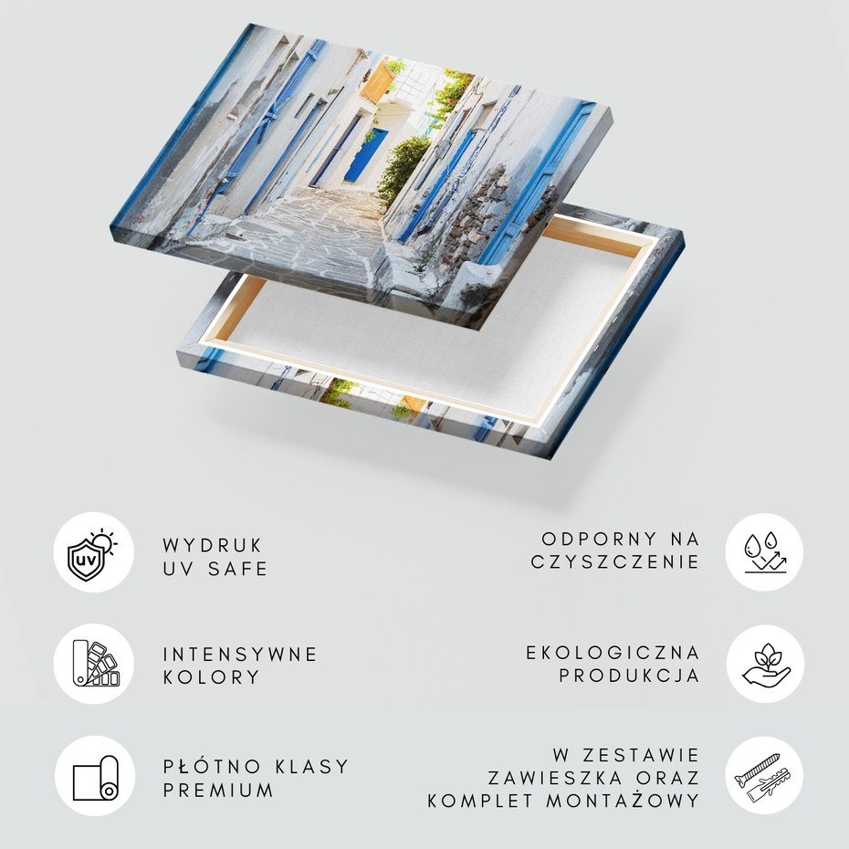 Obraz na płótnie - uliczka, miasto, architektura