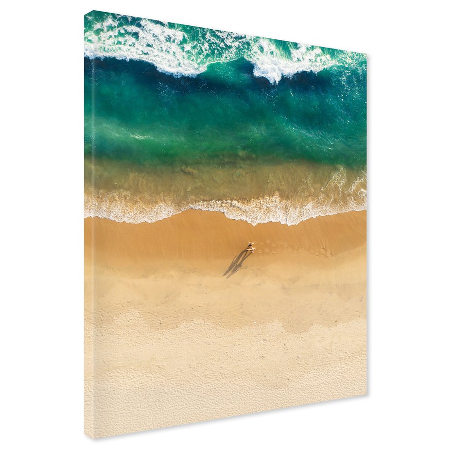 Obraz na płótnie - plaża, morze, piasek