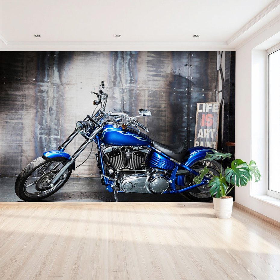 Fototapeta - motocykl, pojazd, chrom