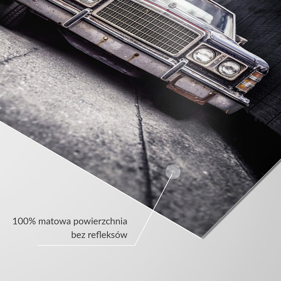 Fototapeta - samochód, ulica, klasyczny