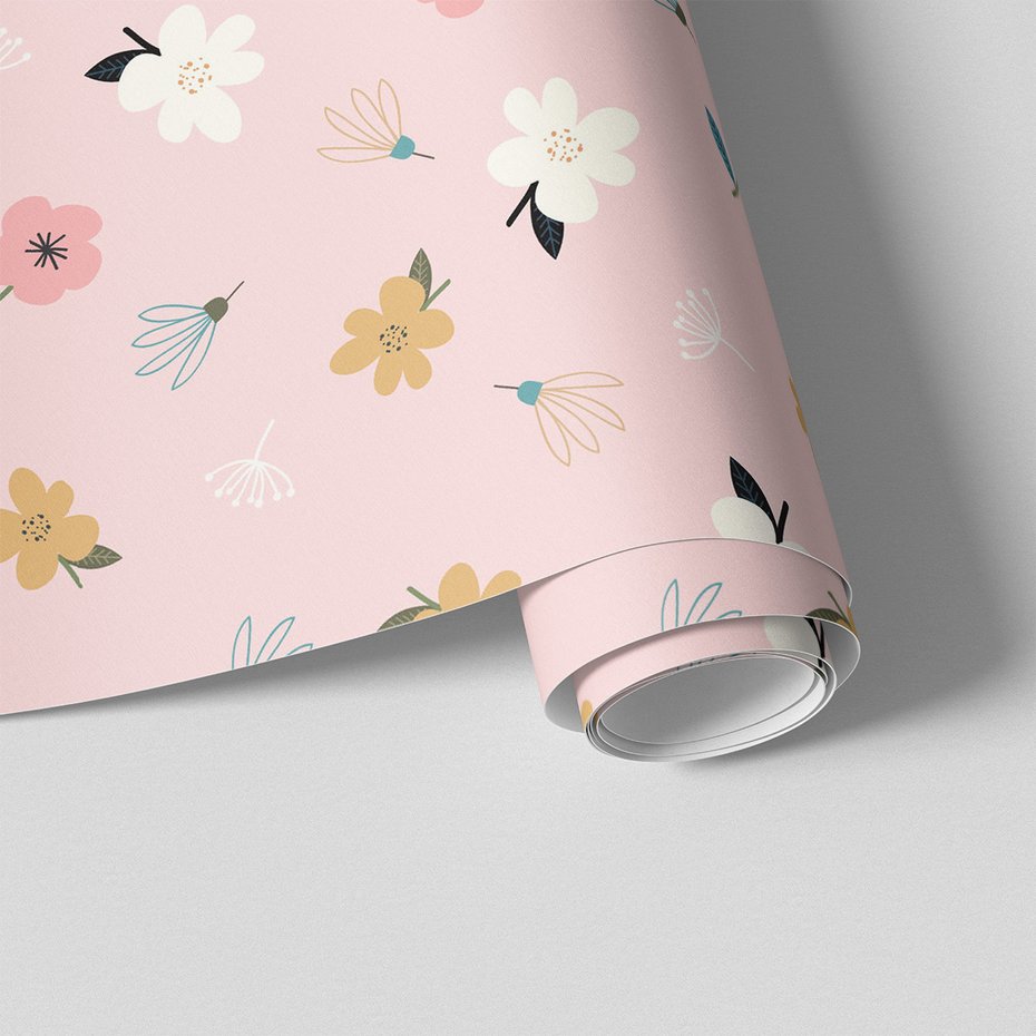 Tapeta - kwiaty, tło, liście