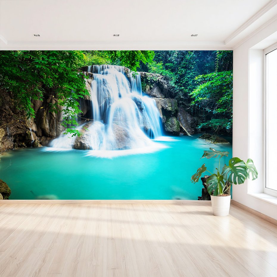 Fototapeta - wodospad, natura, woda