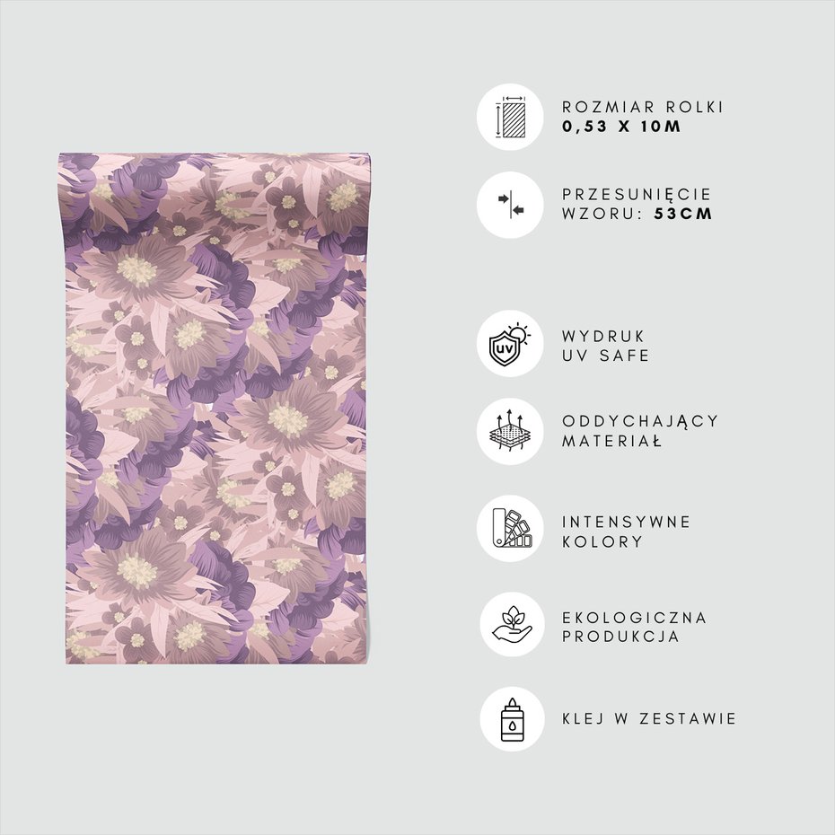 Tapeta - kwiaty, liście, tło