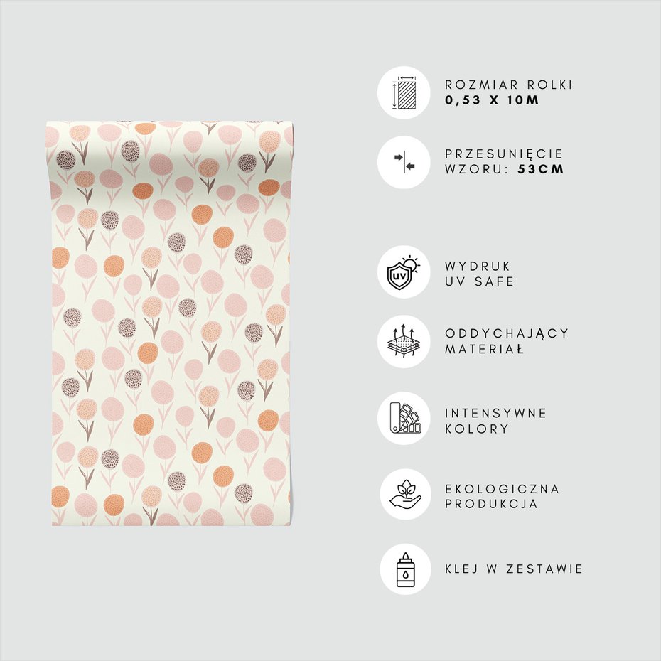 Tapeta - kwiaty, wzór, tło