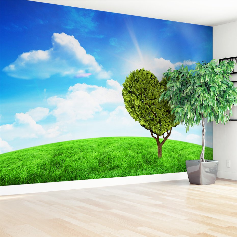 Fototapeta - drzewo, serce, natura