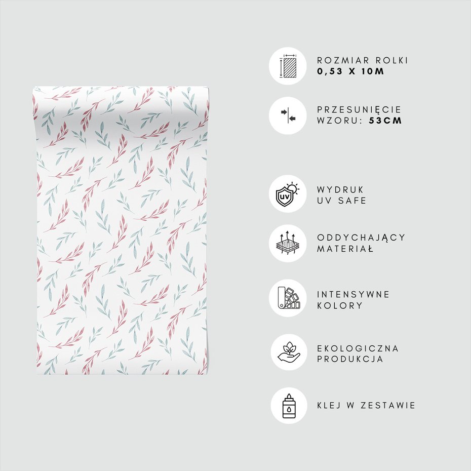 Tapeta - liście, gałązki, tło