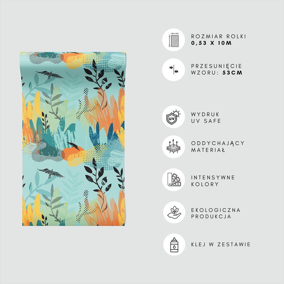 Tapeta - abstrakcja, liście, roślinność