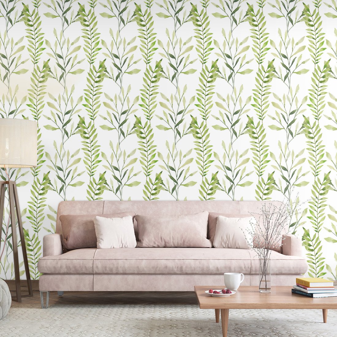 Tapeta - liście, gałązki, natura