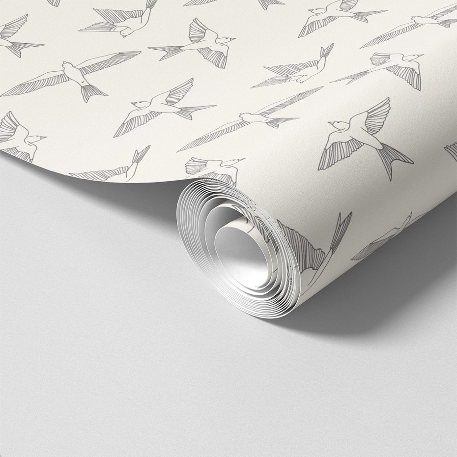 Tapeta - ptaki, wzór, tapeta