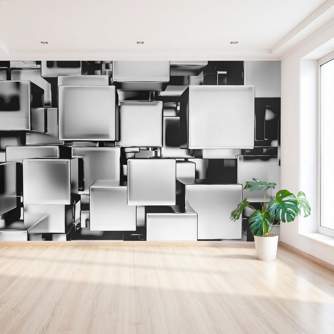 Fototapeta - kostki, sześciany, abstrakcja