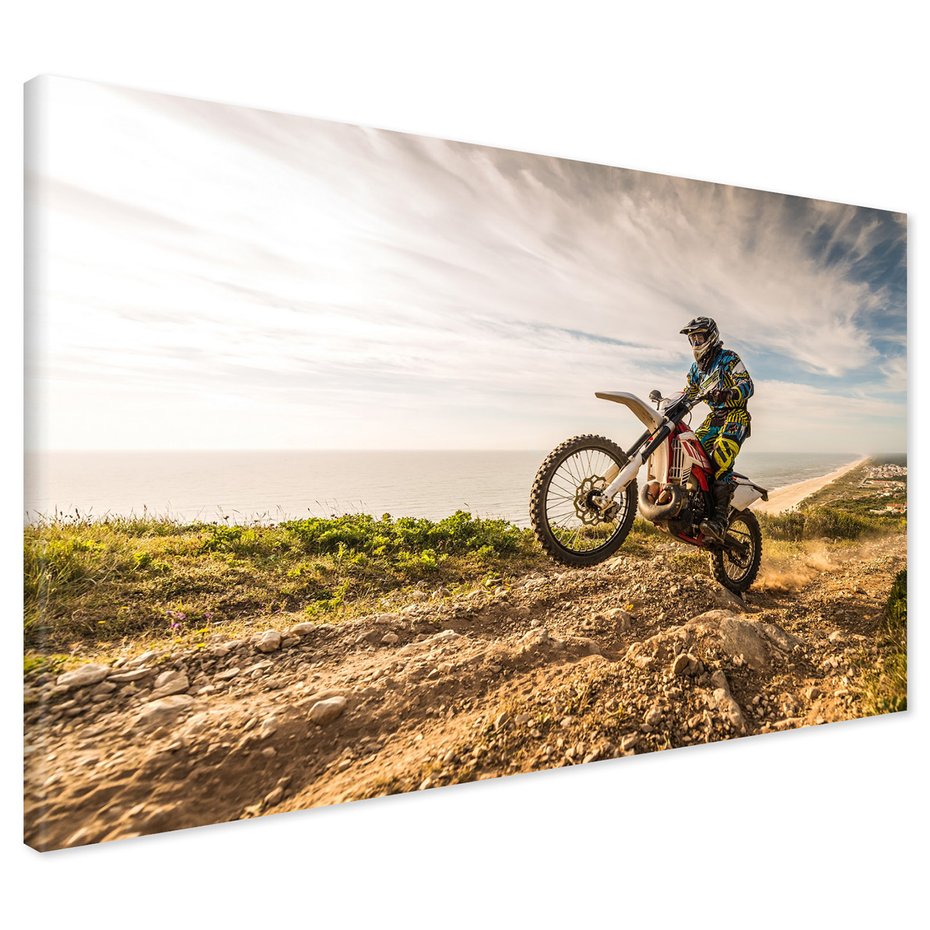 Obraz na płótnie - motocykl, sport, adrenalina