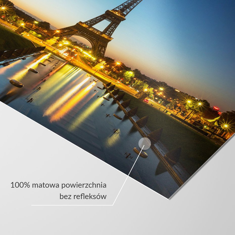 Fototapeta - Paryż, Wieża Eiffla, noc