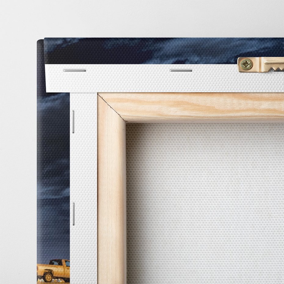 Obraz na płótnie - samolot, transport, noc