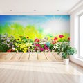 Fototapeta - kwiaty, słoneczniki, ogród