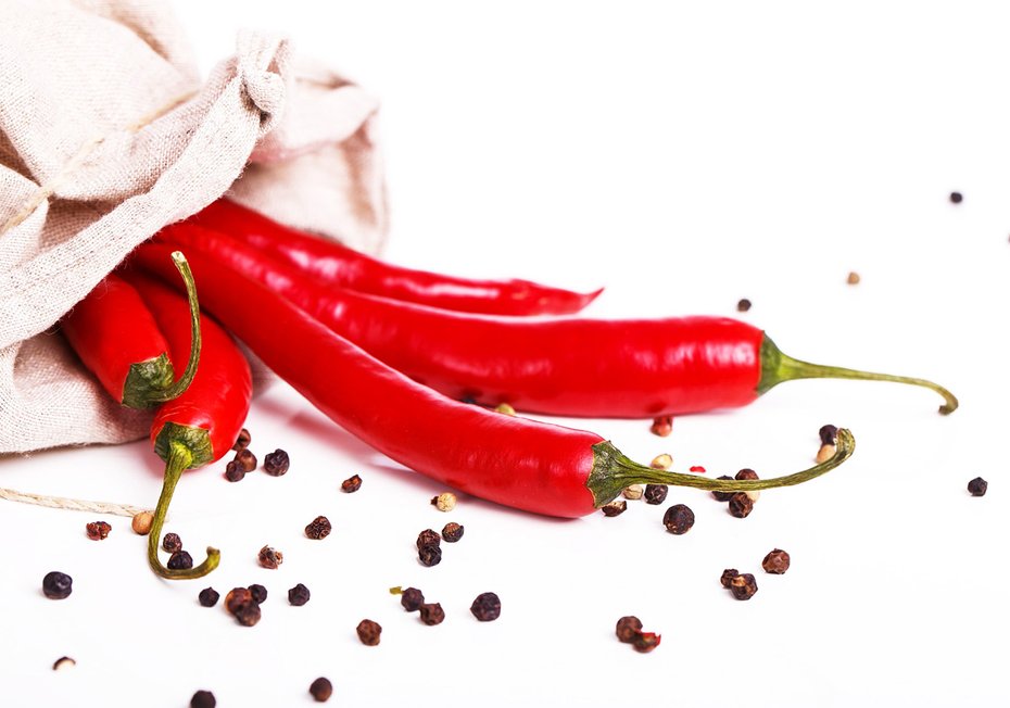 Fototapeta - papryka chili, przyprawy, ostry