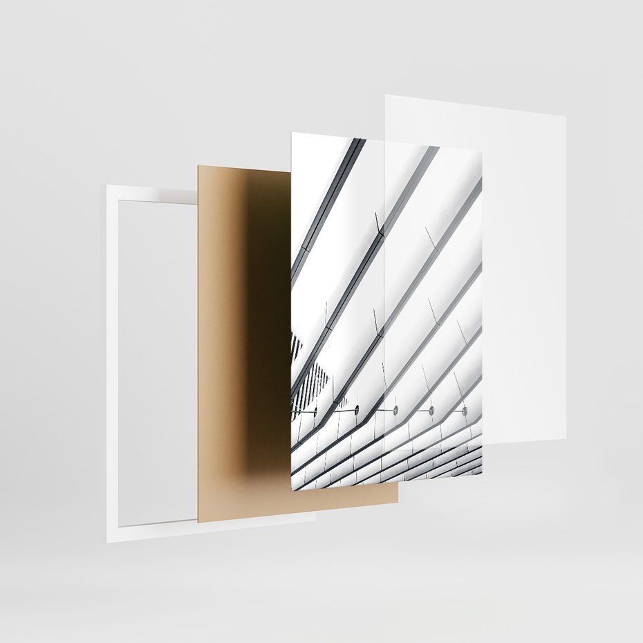 Zestaw obrazy w ramie, plakaty - architektura,budynek,struktura - rama biała