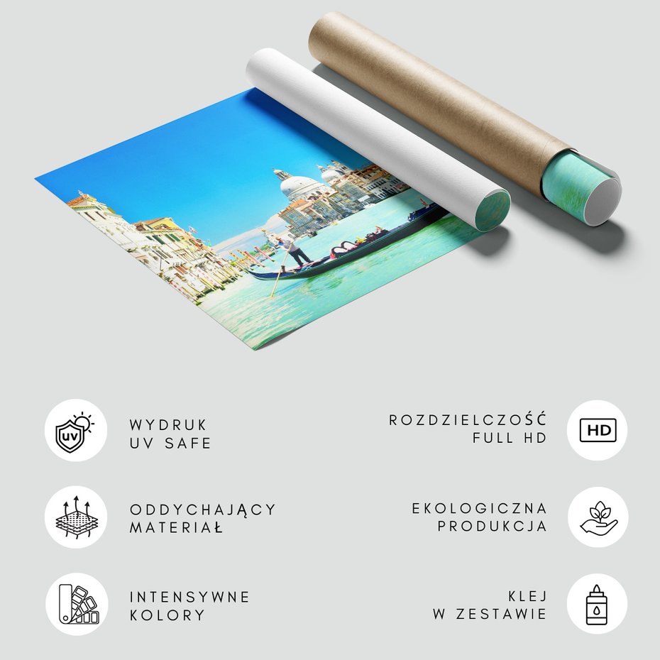 Fototapeta - wenecja, gondola, kanał