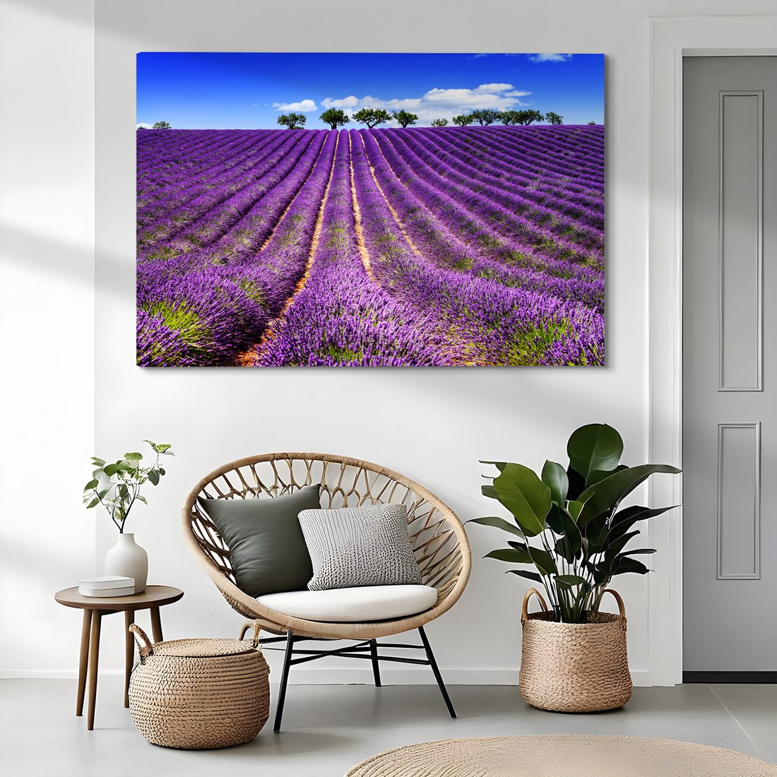 Obraz na płótnie - lawenda, pole, lato