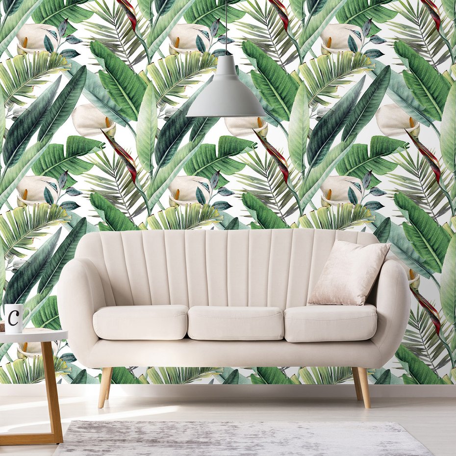 Tapeta - liście, kwiaty, botanika