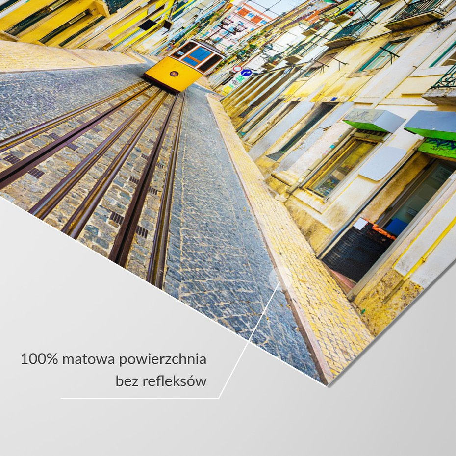 Fototapeta - ulica, miasto, tramwaj