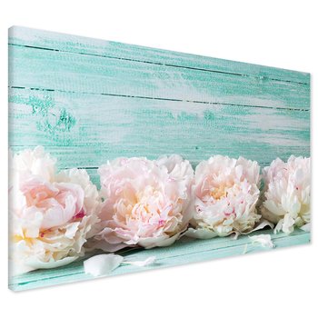 Obraz na płótnie - kwiaty, piwonie, pastelowe