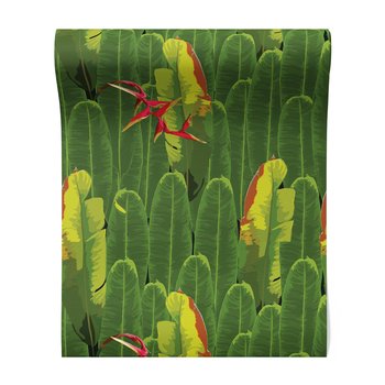 Tapeta - liście, kwiaty, tropiki