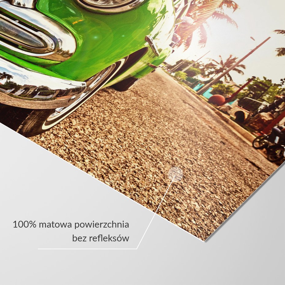 Fototapeta - samochód, ulica, kubańska