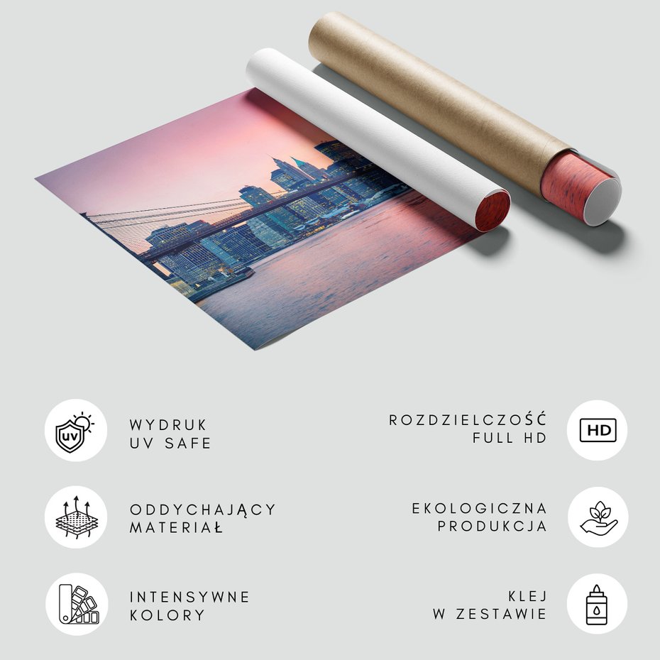 Fototapeta - miasto, most, rzeka