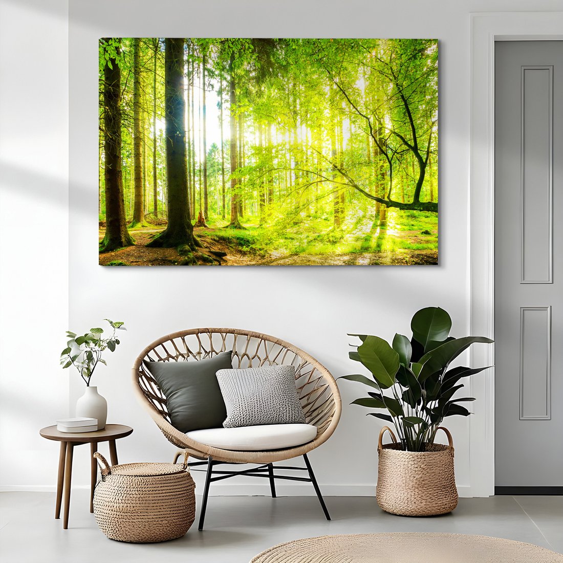 Obraz na płótnie - las, drzewa, przyroda