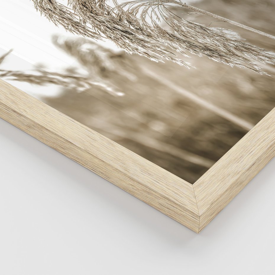 Zestaw obrazy w ramie, plakaty - natura, drewno, wieś - rama drewno