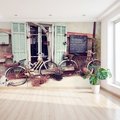 Fototapeta - rowery, okno, dekoracja