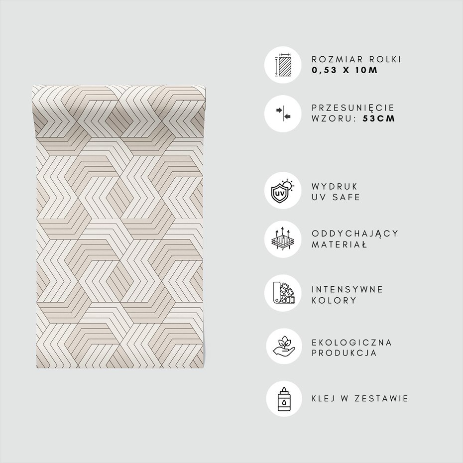 Tapeta - geometria, linie, kształty