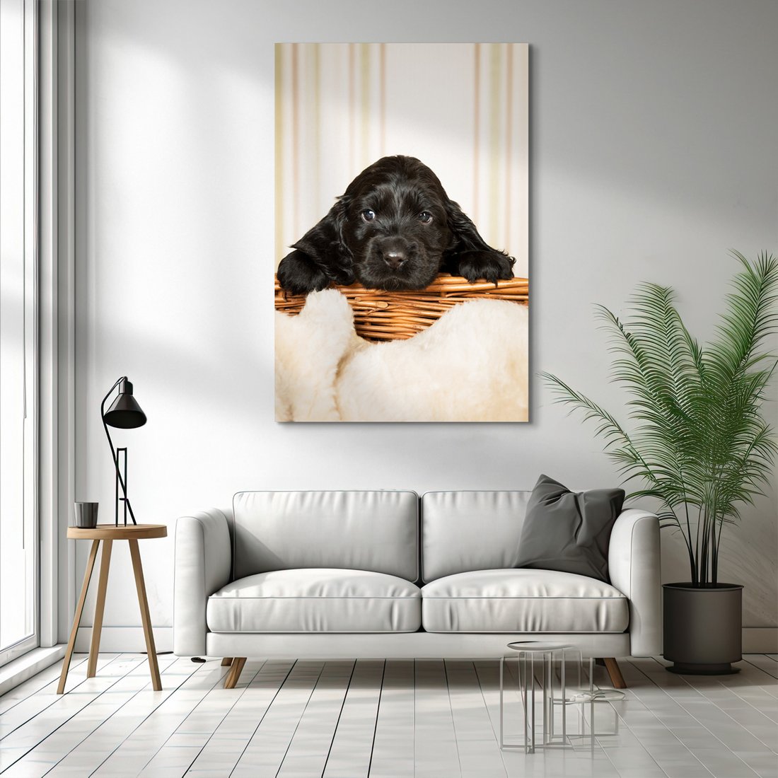 Obraz na płótnie - szczeniak, pies, słodki