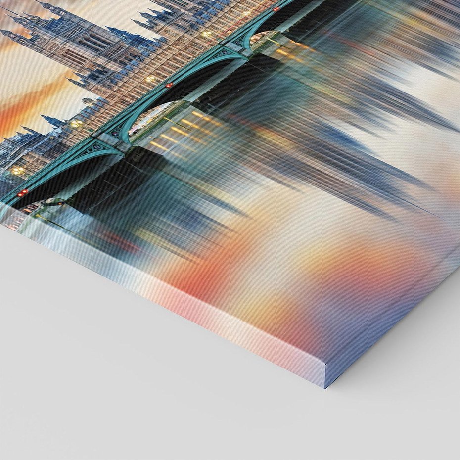 Obraz na płótnie - Londyn, Big Ben, Tamiza