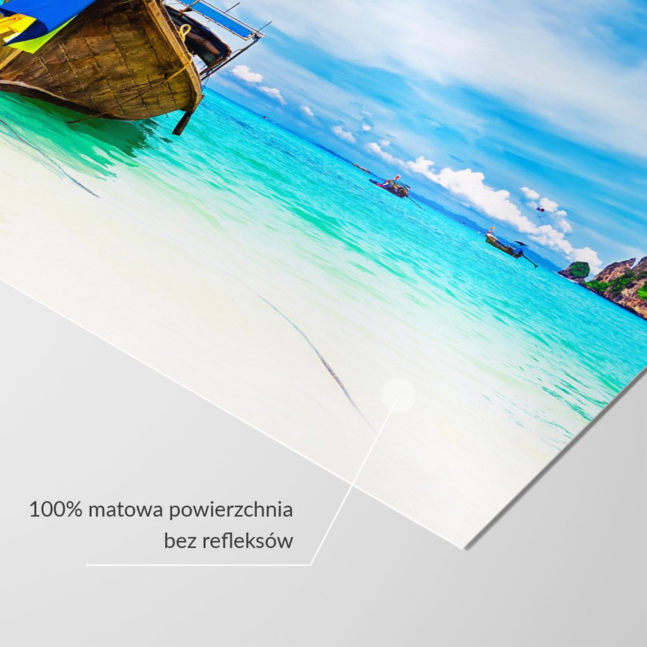 Fototapeta - łódź, plaża, morze