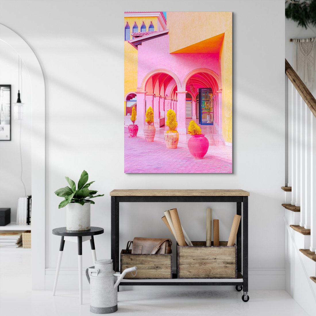 Obraz na płótnie - budynki, architektura, kolory