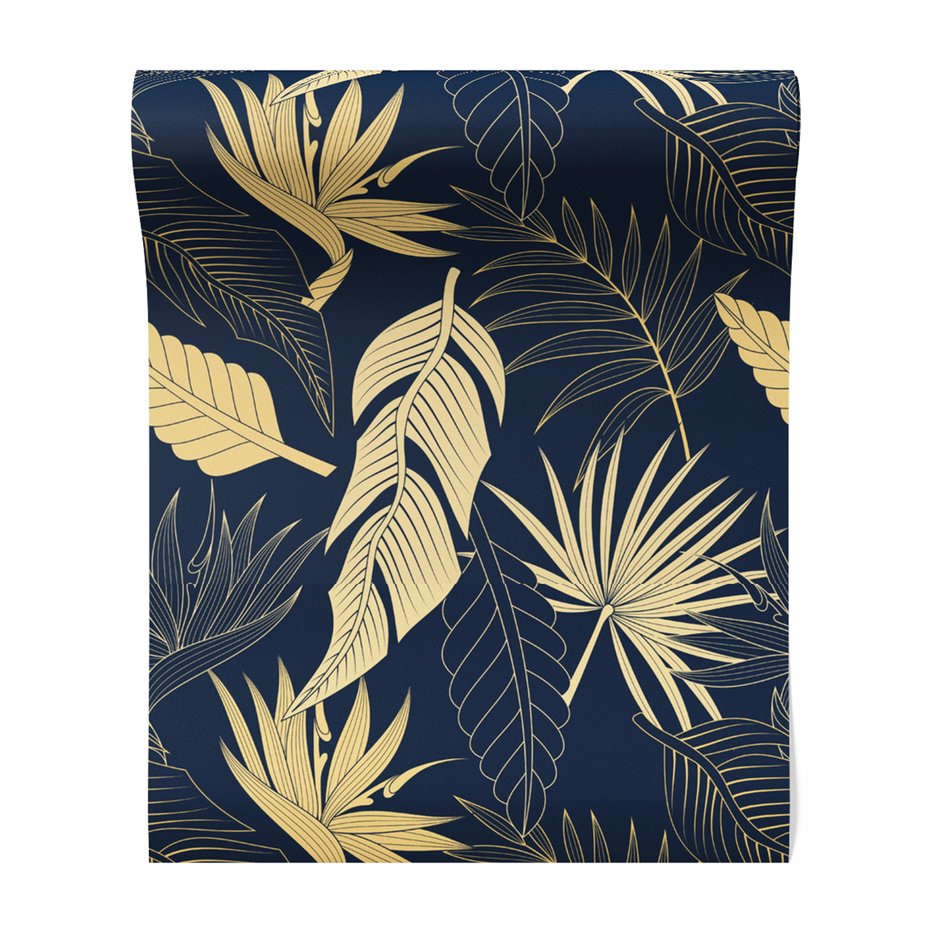 Tapeta - liście, kwiaty, tropiki