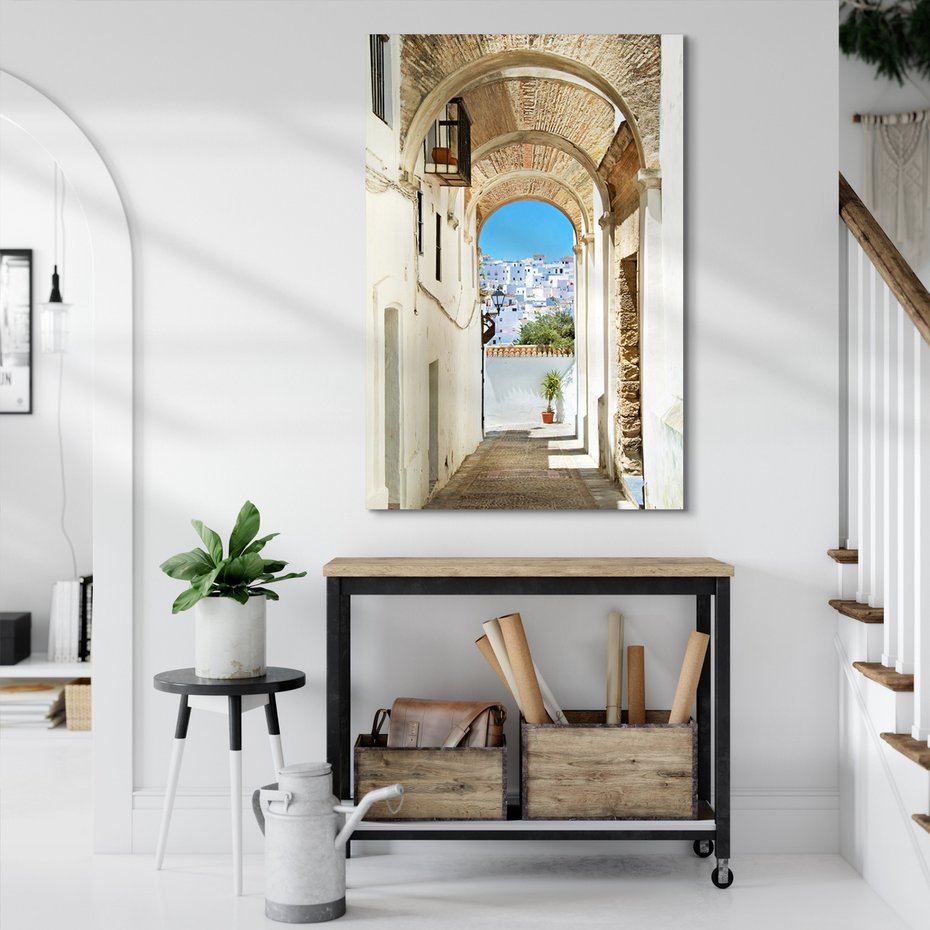 Obraz na płótnie - uliczka, miasto, architektura